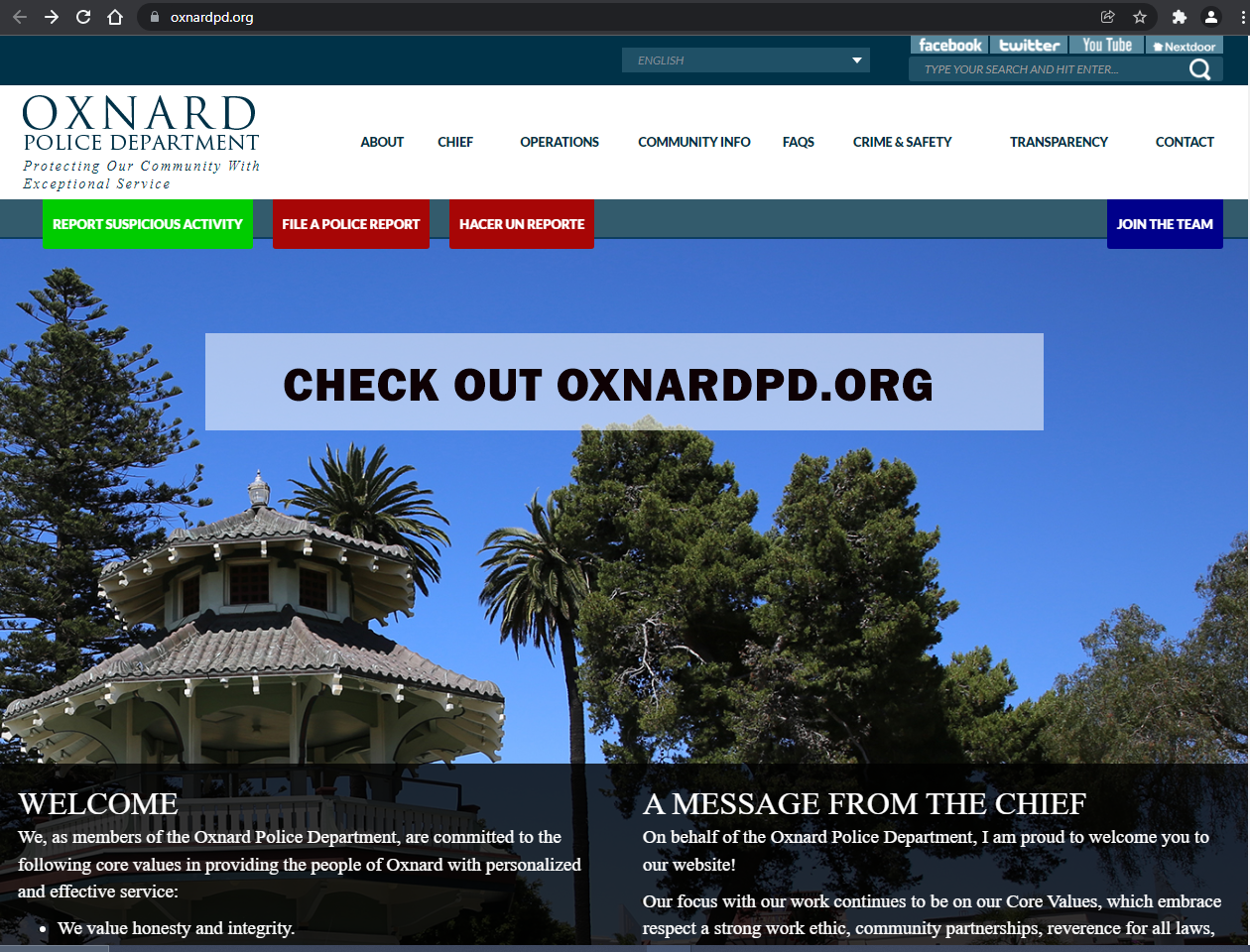OxnardPD website