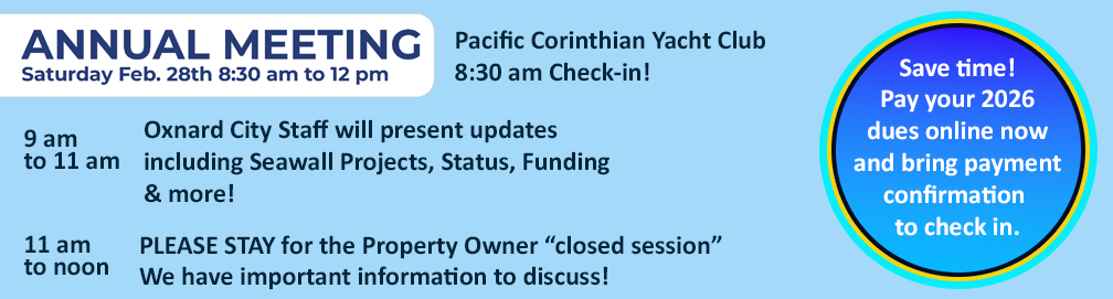 City updates, pay dues, meet neighbors